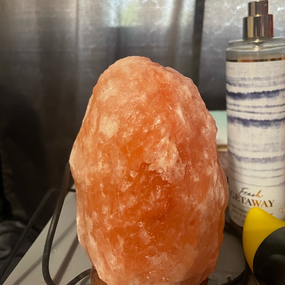 Salt rock lamp